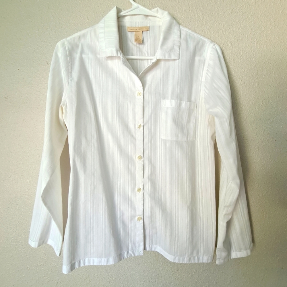 Banana Republic Women 100% Cotton Shirt S